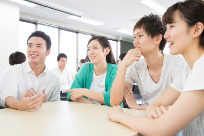 学生たちの話し合い